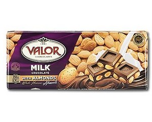 (image for) Valor Milk Chocolate with Almonds 250g