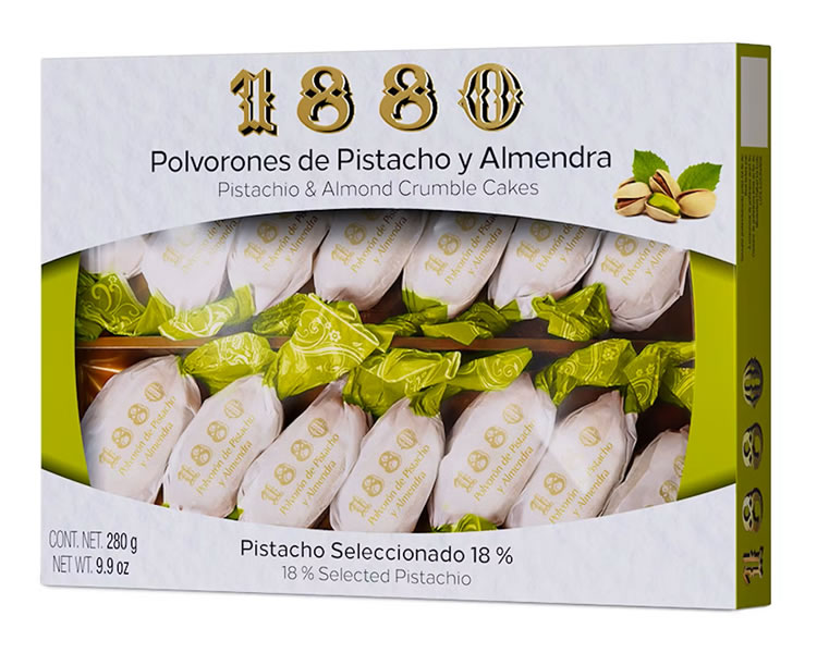 (image for) 1880 Pistachio and Almond Polvorones 280g