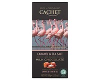 Cachet Organic Milk Chocolate with Caramel and Sea Salt