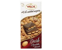 Valor (Sugar Free) Dark Chocolate with Almonds 150g