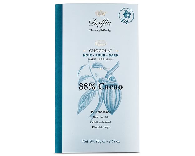 Dolfin Dark chocolate 88% cocoa (70g)