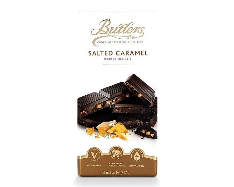 (image for) Butlers Dark Chocolate Salted Caramel Bar 90g