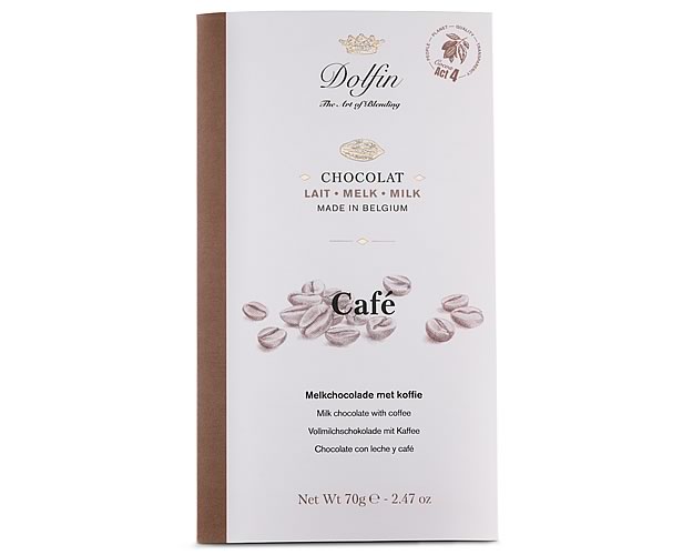 (image for) Dolfin Milk chocolate with Coffee (70g)