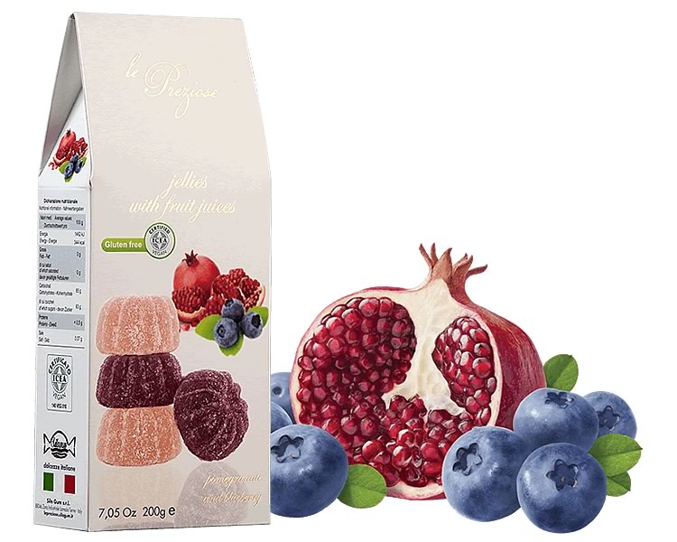 (image for) Le Preziose Pomegranate and Blueberry Jellies