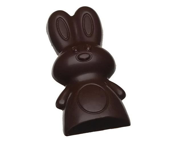 (image for) Konijntje - Solid Dark Chocolate Bunny - Click Image to Close