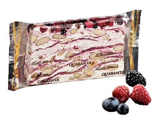 Quaranta soft Italian Nougat (Country Berries) 150g - Click Image to Close