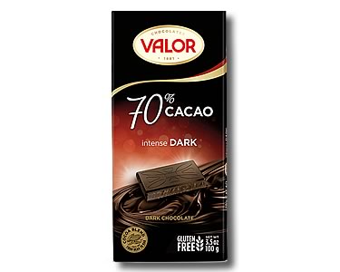Valor 70% Dark Chocolate 100g