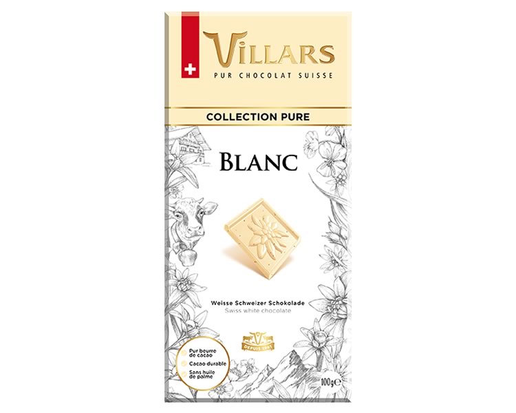 Villars White Chocolate Bar 100g