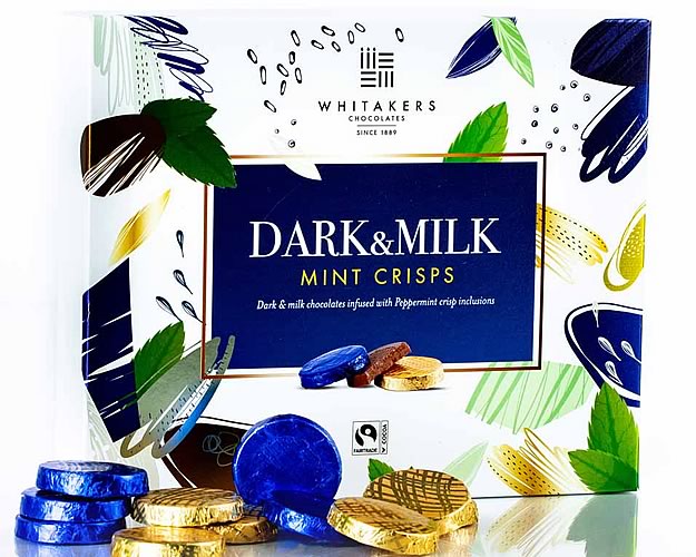 Whitakers Mint Crisp Chocolate Selection Box 180g