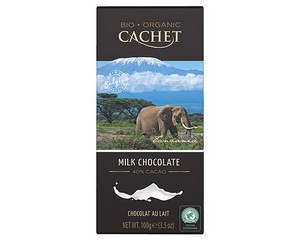 Cachet Organic Milk Chocolate with 40% cacao