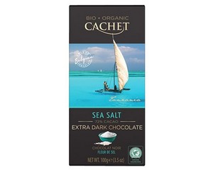 Cachet Organic Chocolate 72% cocoa with sea salt