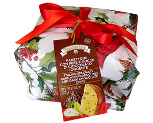 (image for) Panettone with Pear and Dark Chocolate 1kg.