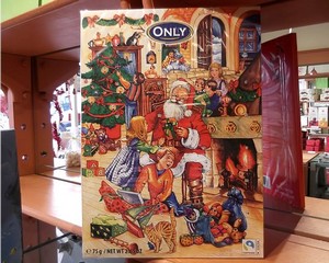 (image for) Advent Calendar Milk Chocolate (Santa Indoors Design) 50g
