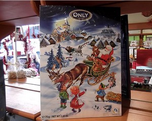 (image for) Advent Calendar Milk Chocolate (Santa Sleigh Design) 50g