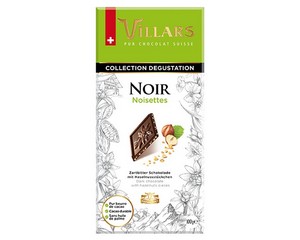 (image for) Villars Dark Chocolate Bar with Hazelnuts 100g